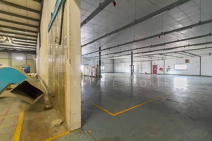 6 Cheapest in JAFZA 1800Kw Power warehouse for Rent in JAFZA