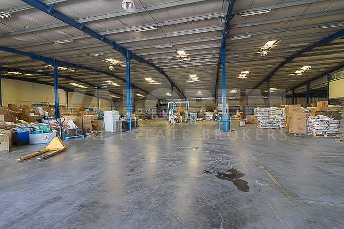 16 Cheapest in JAFZA 1800Kw Power warehouse for Rent in JAFZA