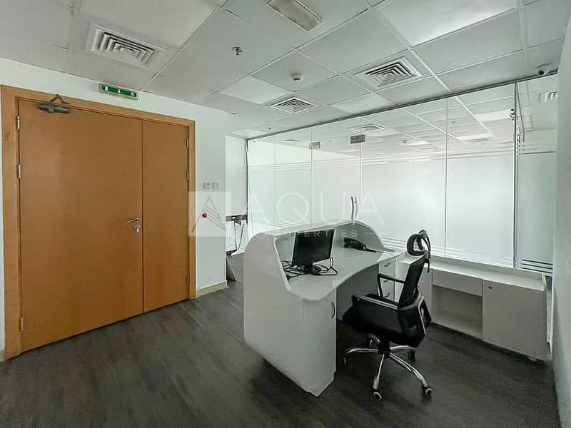 13 Fitted Office w/ Furniture and Partition
