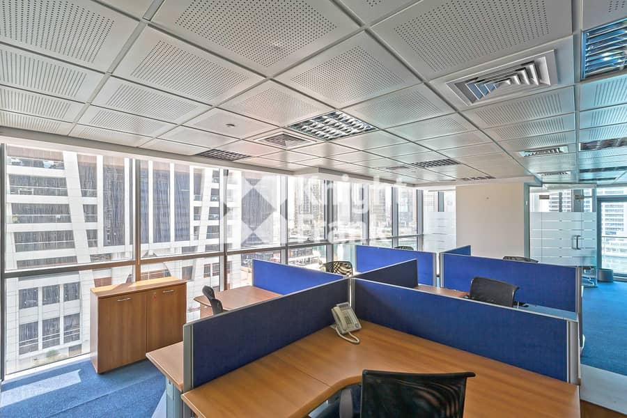8 DMCC free zone license | Fitted Low Floor Office