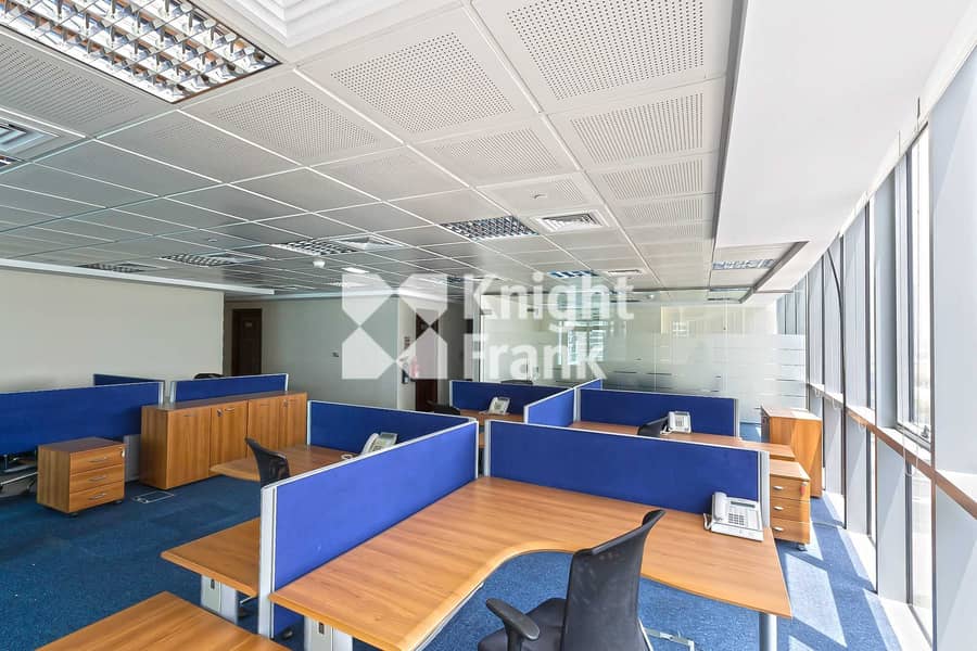13 DMCC free zone license | Fitted Low Floor Office