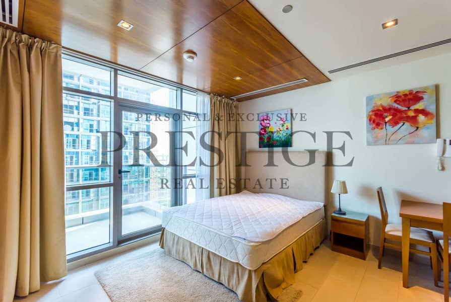 Furnished  Studio | 17th Floor With Balcony | Vacant