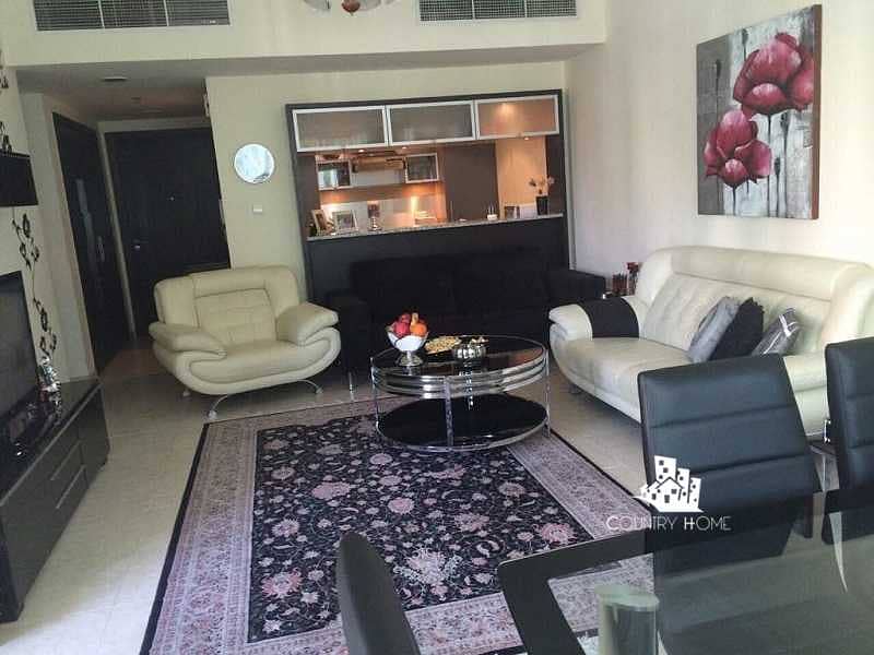 9 Fully Furnished | Massive 1Bed + Maid | High Floor