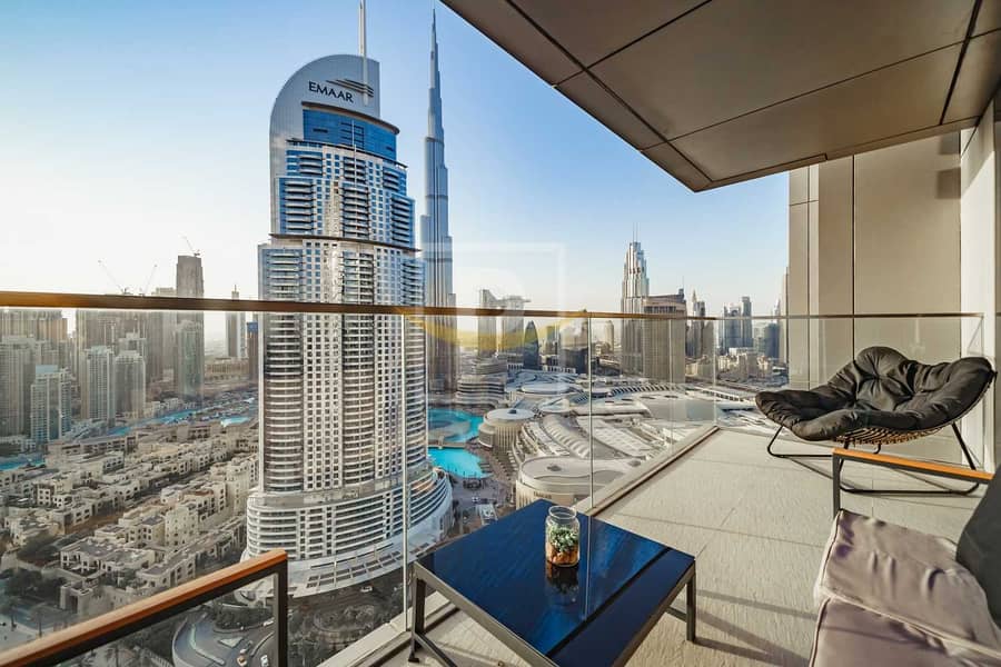 3 Luxurious 3 Bedroom for Rent in Boulevard Point | Full Burj and Fountains View