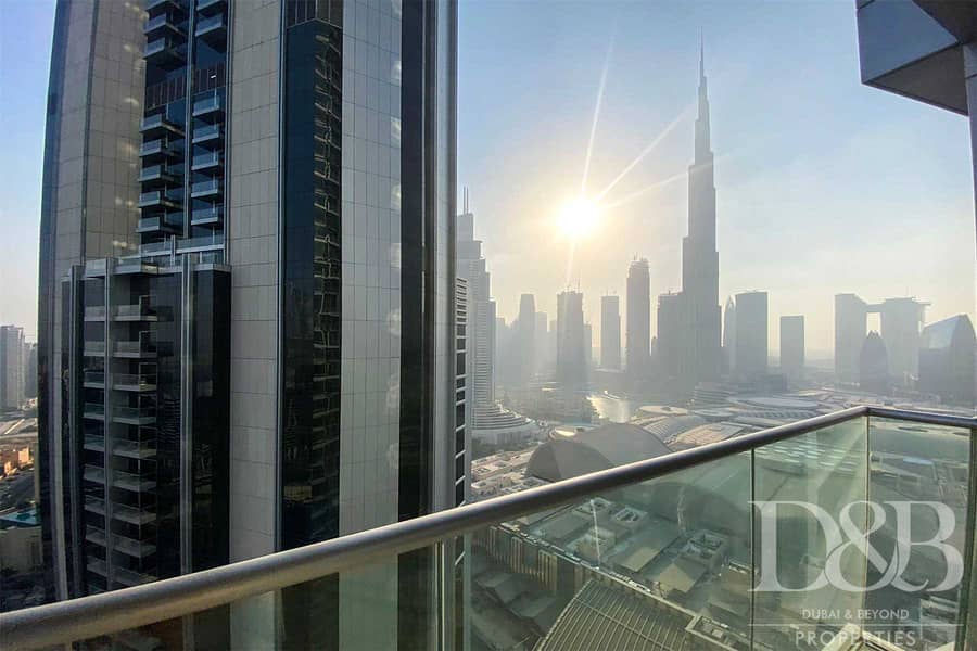 Fully Serviced 2BR | Full Burj Khalifa View