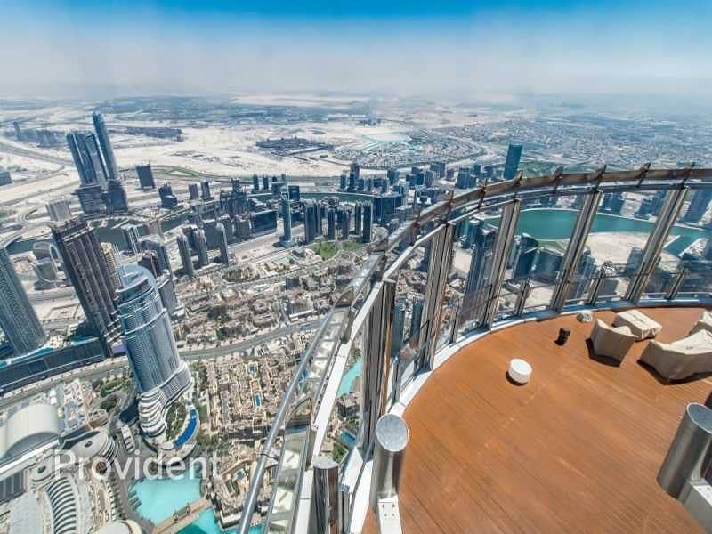 Iconic Burj Khalifa Full Floor | Panoramic View