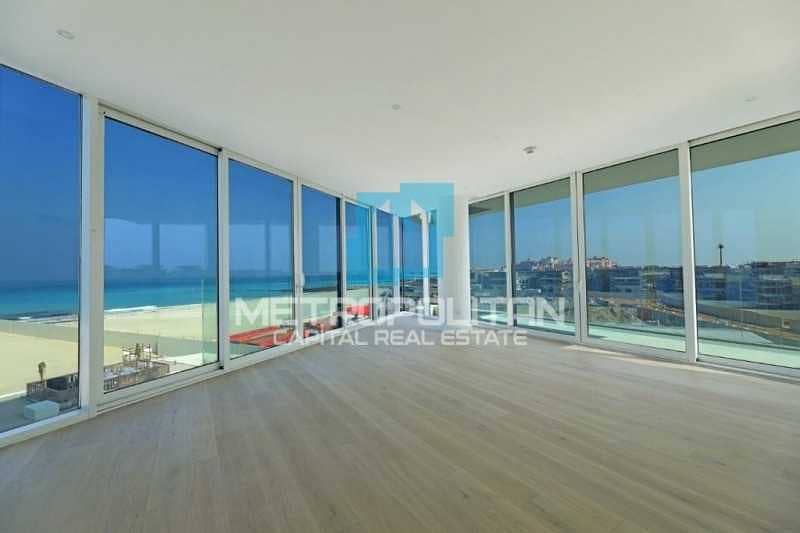 Stunning Sea View |3BR+Maids Room|Splendid Layout