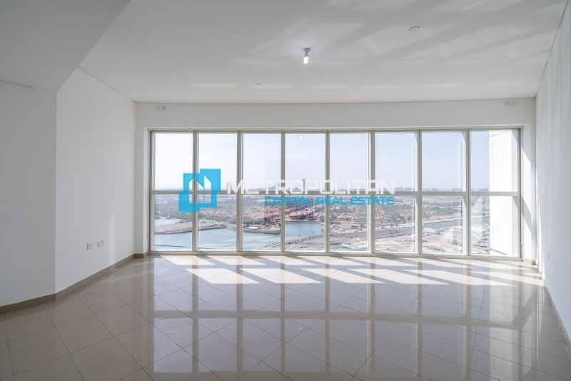 Amazing Sea View | Spacious Modern Layout | Rented