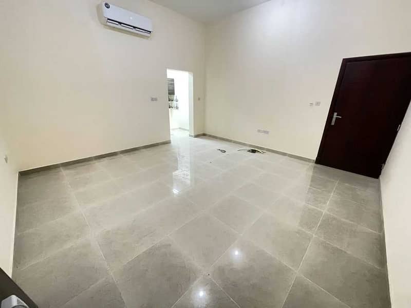 11 Excellent studio large area for rent in Shakhbout city with new villa monthly 2500