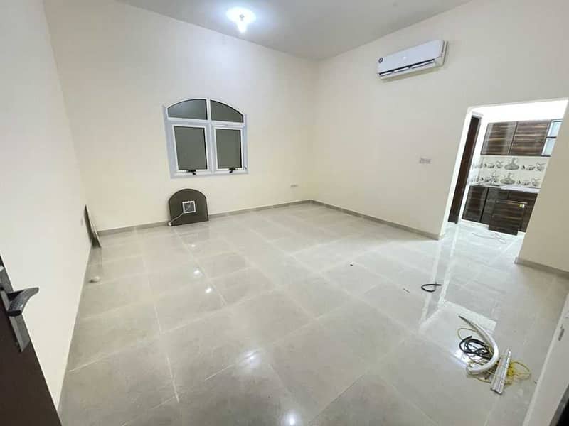 12 Excellent studio large area for rent in Shakhbout city with new villa monthly 2500