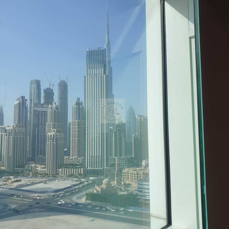 10 Fully fitted Office with Kitchen and Bath lake and burj view