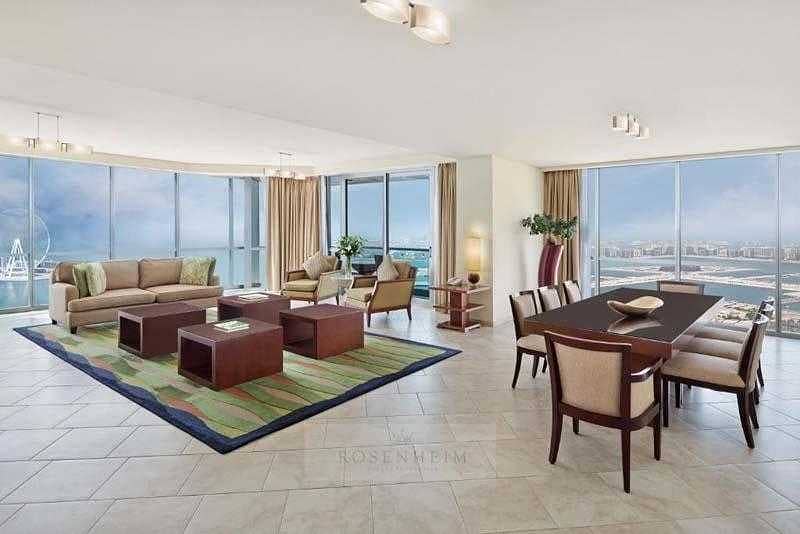 位于朱美拉海滩住宅（JBR），阿尔法坦海洋塔，蓝色海滩大厦 2 卧室的酒店式公寓 200000 AED - 5376246