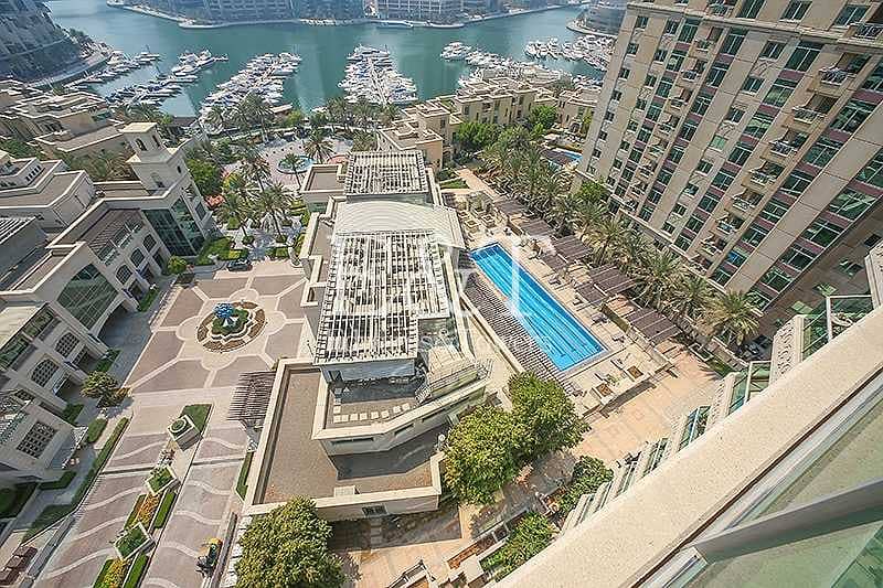 28 Exclusive: Full Marina View|Unfurnished|2 parking