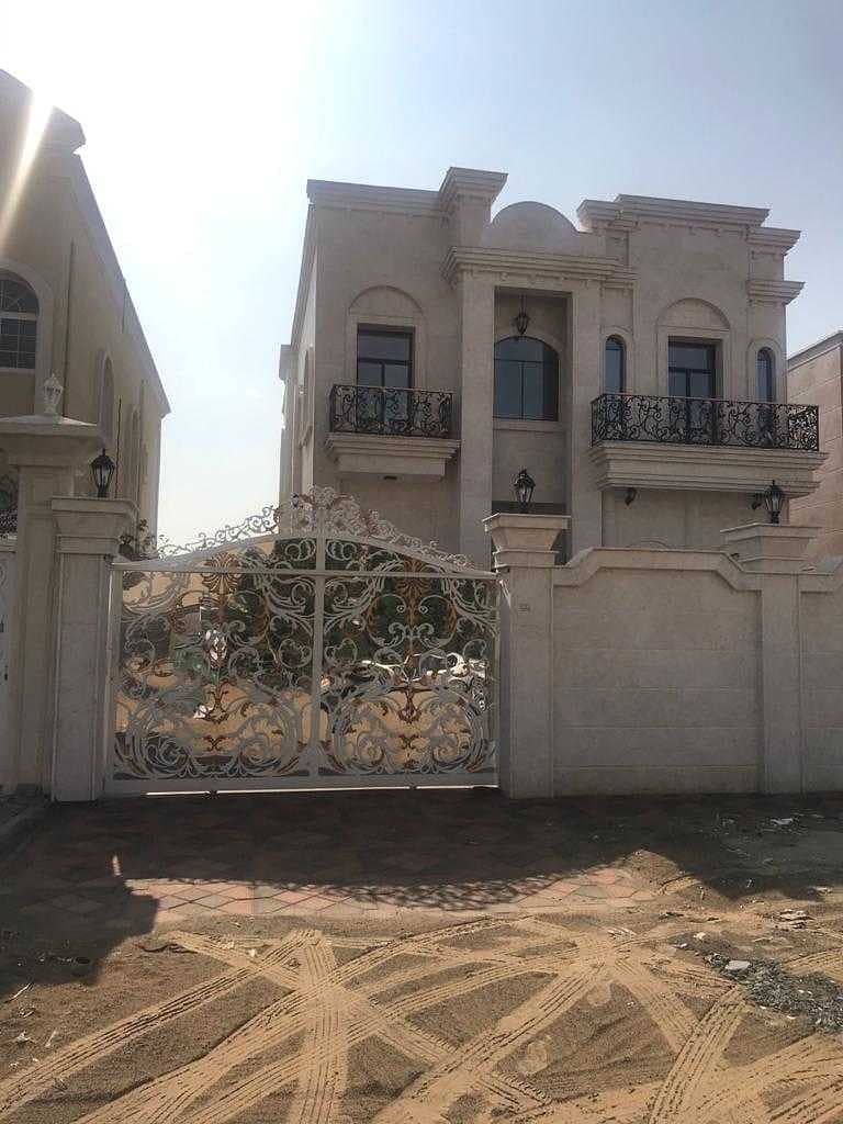 Grab the offer Brand New 5-Bedroom Villa for Sale Spacious and luxury with 5 master rooms ,big majlis+2 hall in Ajman