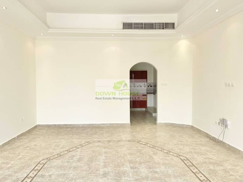 4 HA: first tenant big studio flat for rent in al nahyan area