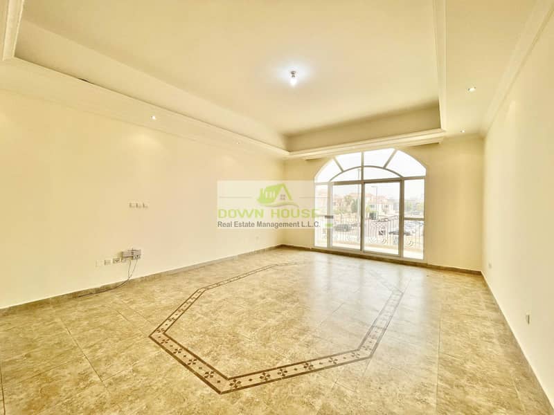 8 HA: first tenant big studio flat for rent in al nahyan area
