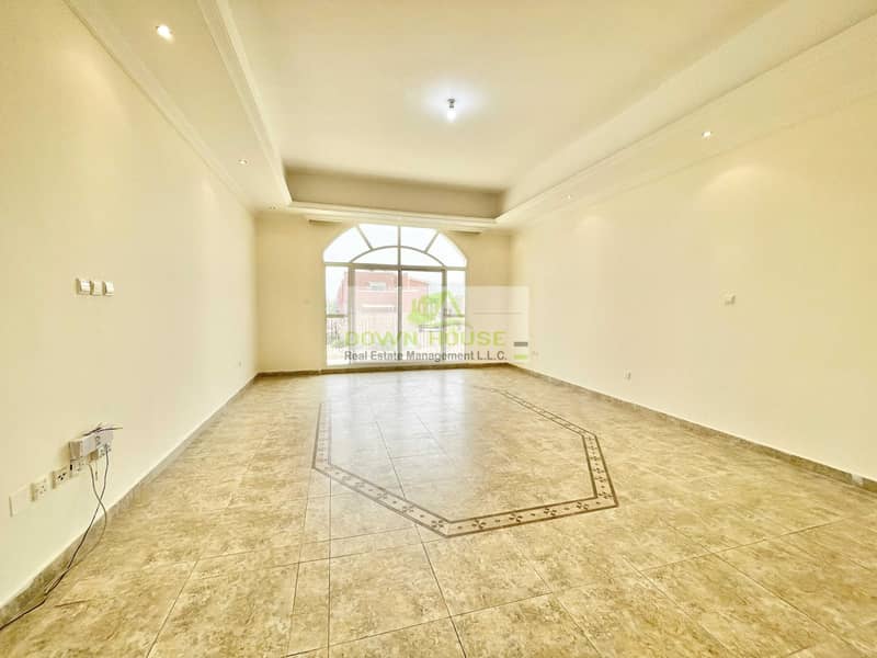 10 HA: first tenant big studio flat for rent in al nahyan area