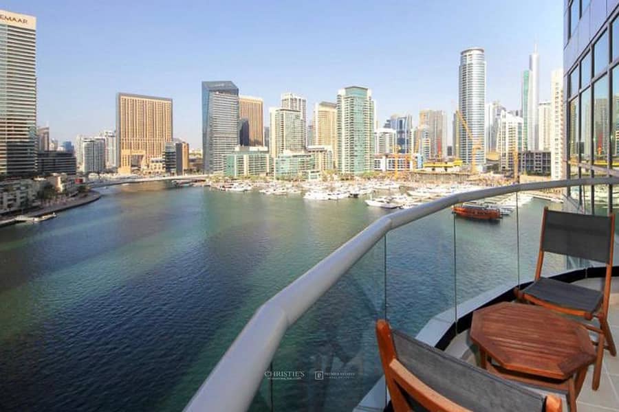 Must View Furnished 1bed with Full Marina View