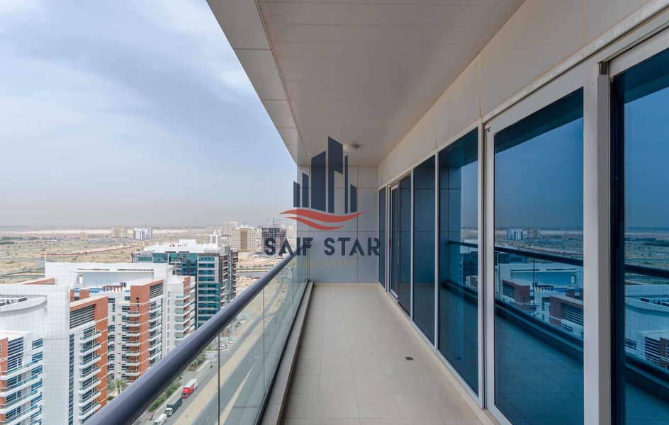 Spacious 2BR  | With Big Balcony | Open Kitchen | Skycourts Tower