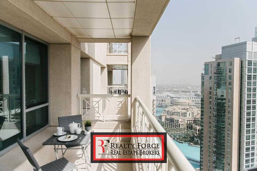2 FULLY FURNISHED | HIGH FLOOR 2BR | FOUNTAIN VIEW