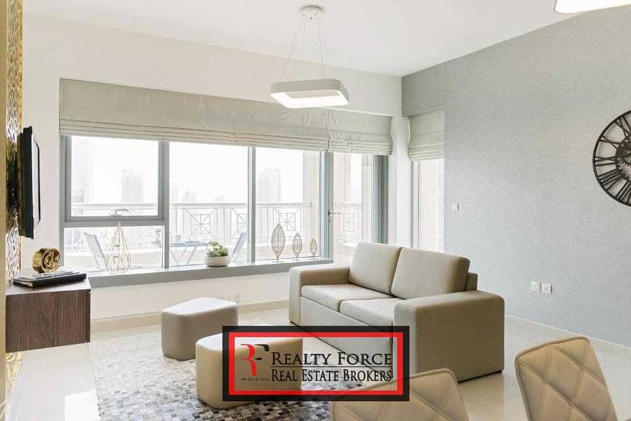 6 FULLY FURNISHED | HIGH FLOOR 2BR | FOUNTAIN VIEW