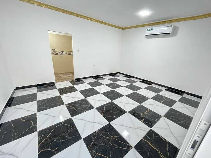 3 A wonderful studio attached to a private entrance for rent in Shakhbout City monthly 2200