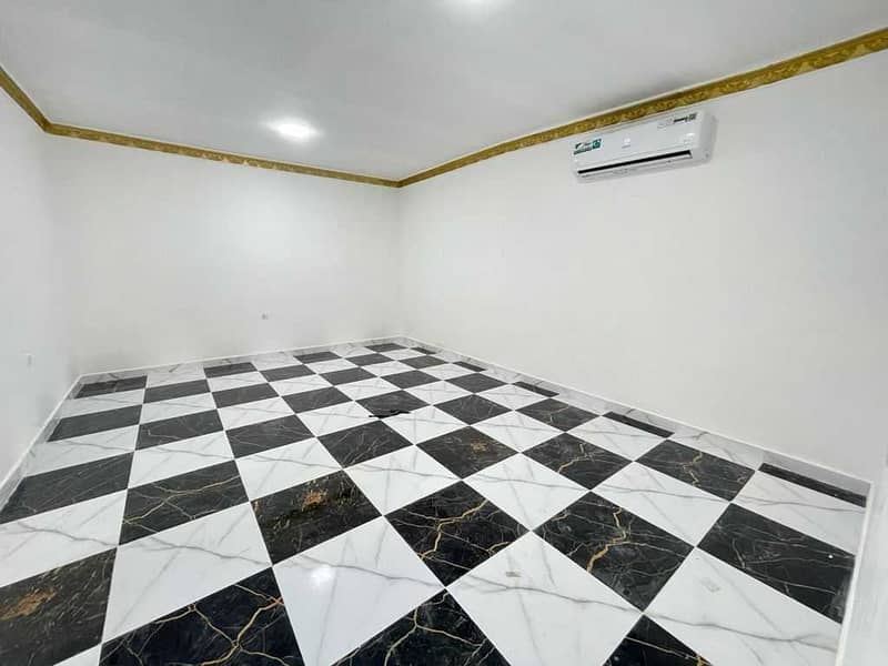 13 A wonderful studio attached to a private entrance for rent in Shakhbout City monthly 2200