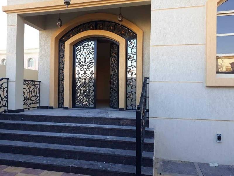 villa for sale super deluxe in Al Rawda Ajman with electricity and water near Sheikh  Zaid  Street
