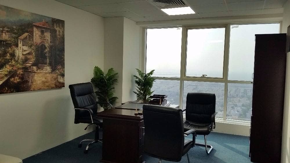 FURNISHED OFFICES-IN SHEIKH ZAYED ROAD