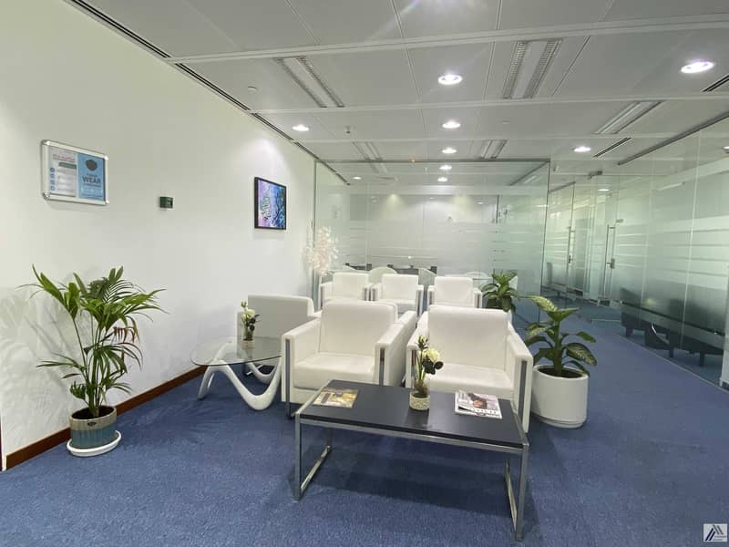 22 Cost effective offices | Well Furnished Offices | Free  guest Parking | Amazing pool  View