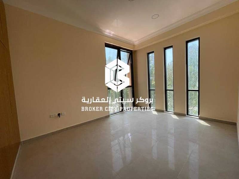 13 For rent in Al Bateen a brand new villa  modern design