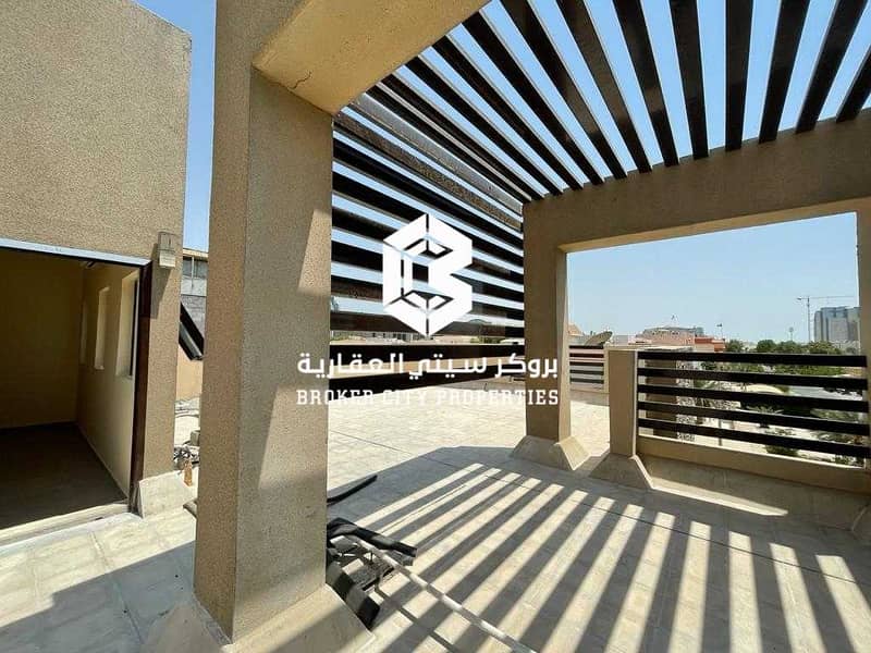 18 For rent in Al Bateen a brand new villa  modern design