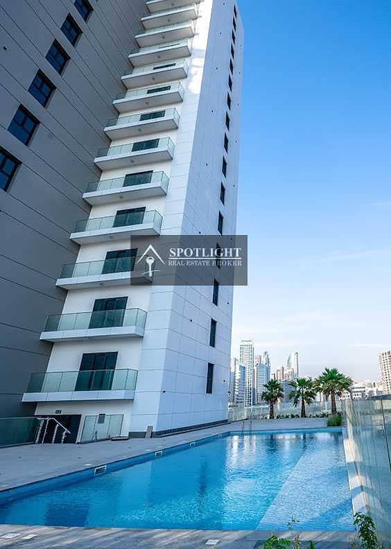 Fully Furnished | Studio With Balcony | 12 Cheques | Business Bay