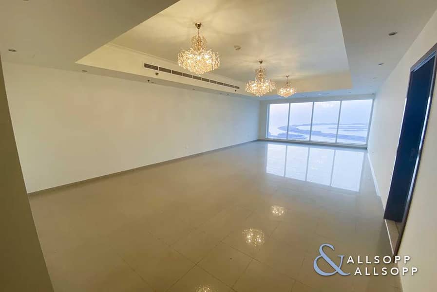 5 Full Sea & Palm Views | 3 Bedrooms + Maids