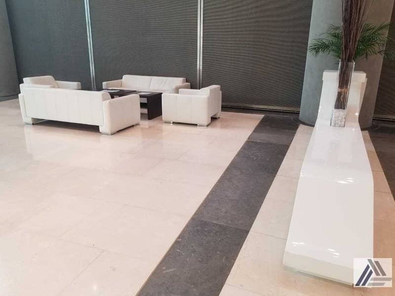 14 HOT OFFER | One  payment | Fully Furnished Serviced office  | Free Dewa and Chiller | linked with Metro  and Mall