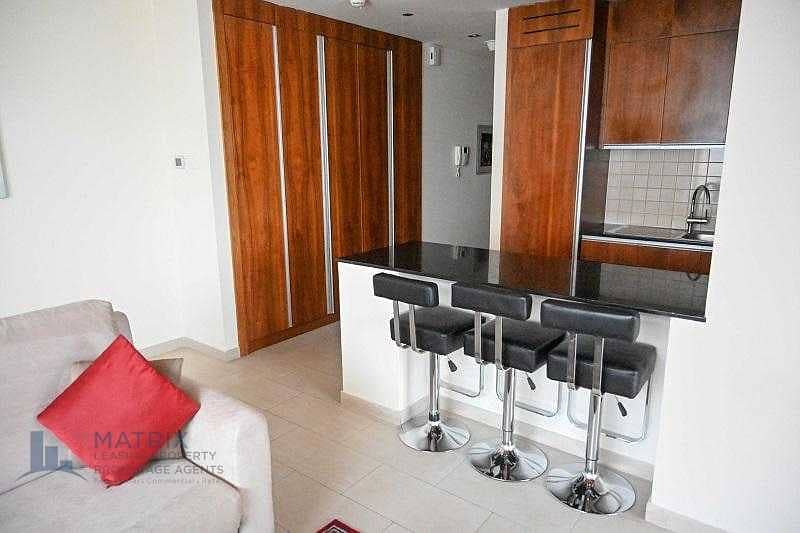 5 Luxurious 1 BR furnished with balcony  I Canal View