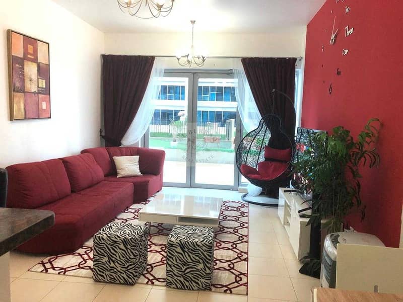 3 Large furnished apartment on Park level with terrace on monthly basis