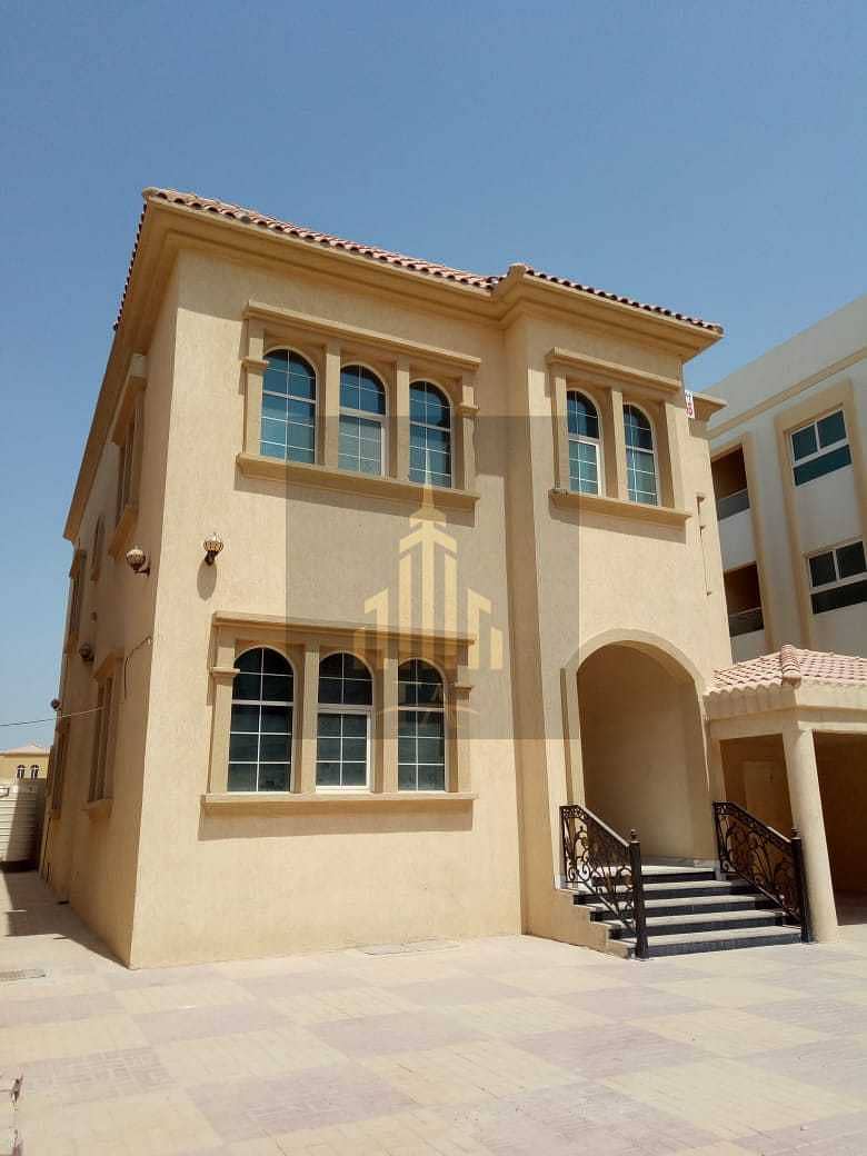 GOOD DEAL LUXERY VILLA 5 MASTER SIZE BAROOMS WITH HALL AVAILBLE FOR RENT IN (MOWAIHAT-1) RENT 75,000/- AED YEARLY