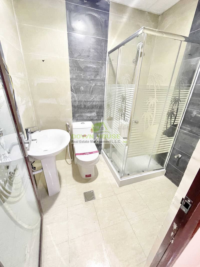 7 HD/ first tenant studio flat for rent in al nahyan area