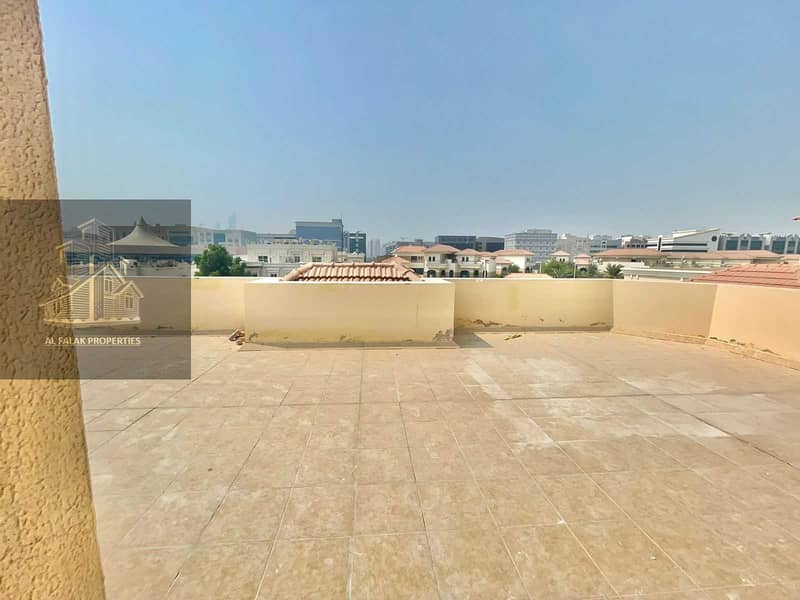 12 VIP luxurious 1 bed apt with private trace in al Nahyan