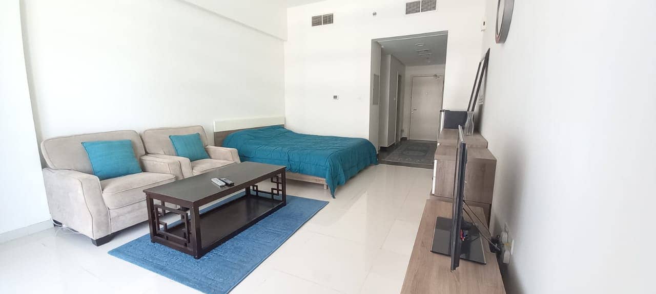 5 Fully furnished studio ready in Golf Horizon Damac Hills