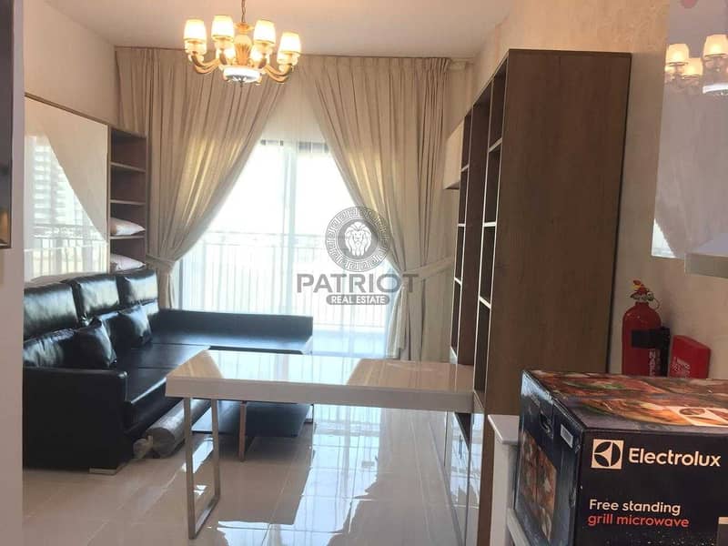 BRAND NEW ! FULLY FURNISHED STUDIO WITH BALCONY! HIGH FLOOR