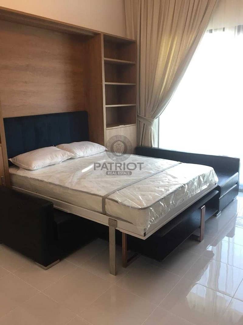 3 BRAND NEW ! FULLY FURNISHED STUDIO WITH BALCONY! HIGH FLOOR