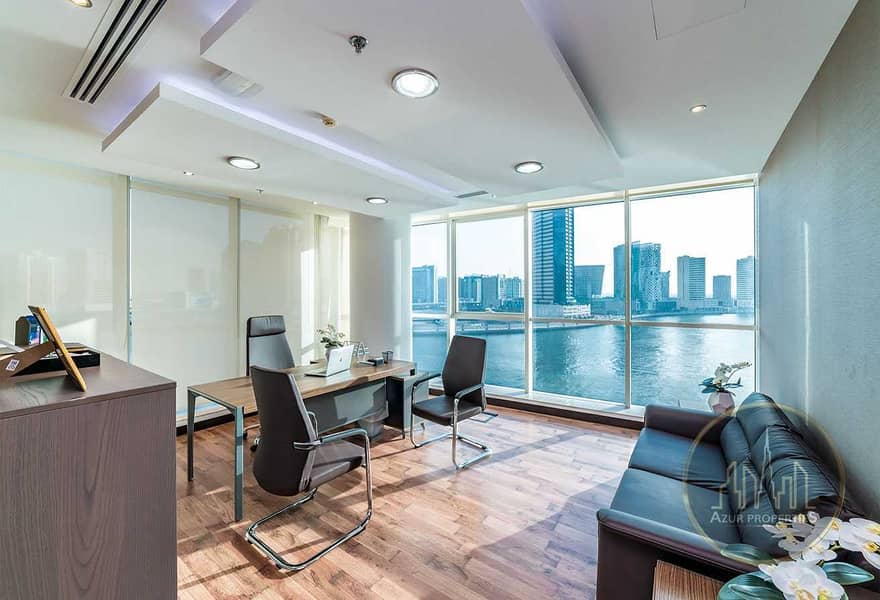 PRICED TO SELL |FITTED OFFICE | DUBAI CANAL VIEW