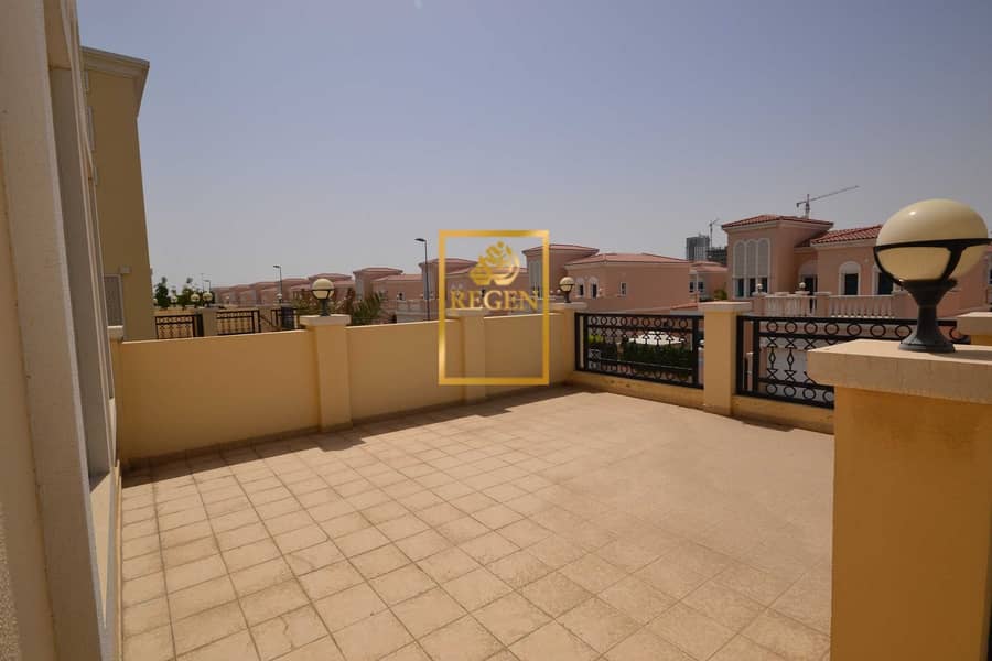 2 Two Bedroom Hall Nakheel Villa  For Rent - Corner Unit - Landscaped Garden