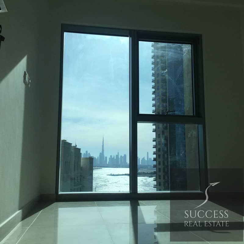 9 Harbour Views | Spacious 2 BR | High Floor | Burj Khalifa View