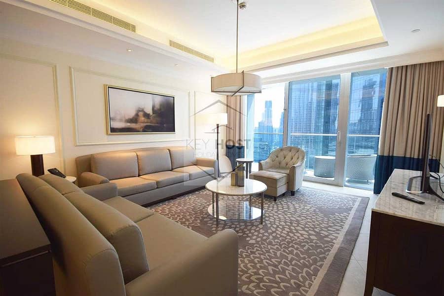 2 2BR Downtown Dubai Mall connected