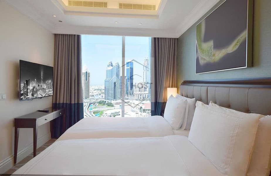 4 2BR Downtown Dubai Mall connected