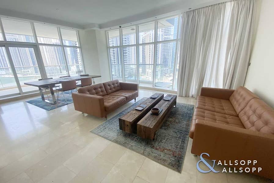 4 Full Marina View | 3 BR + Maid | Exclusive