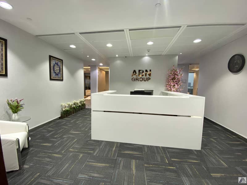 10 Fully Furnished serviced  office with separate Meeting table -Linked with Mall and  Metro